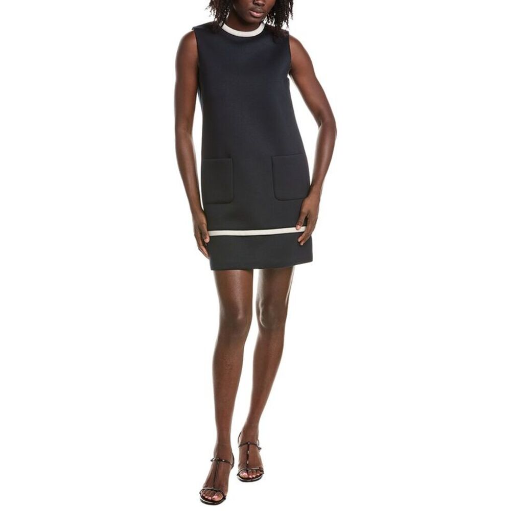 Max Mara Womens  Lago Jersey Shift Dress, Navy